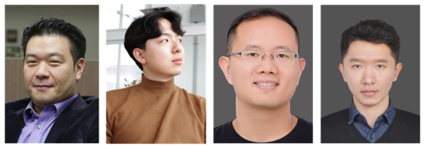(왼쪽부터) KAIST 전기및전자공학부 이성주 교수, 신재민 박사과정, 칭화대 윤신 리우 교수, 위안춘 리 교수