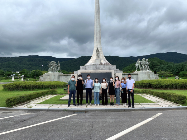 계룡대 안보견학 모습