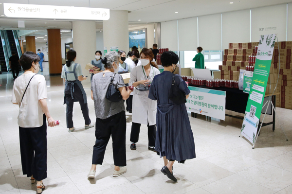 No플라스틱 캠페인 모습