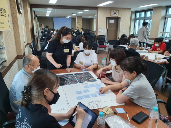 지난 7월30일 충남 금산군 추부면 주민자치센터에서 ‘도시재생대학 특별과정’ 성과 발표회 개최