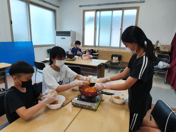 우리동네 마을캠프 진행 모습