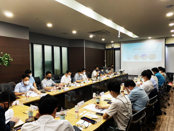 지난 19일 서울역 공항철도 회의실에서 열린 서산 대산항 해운․항만 관계자 초청 활성화 간담회 사진