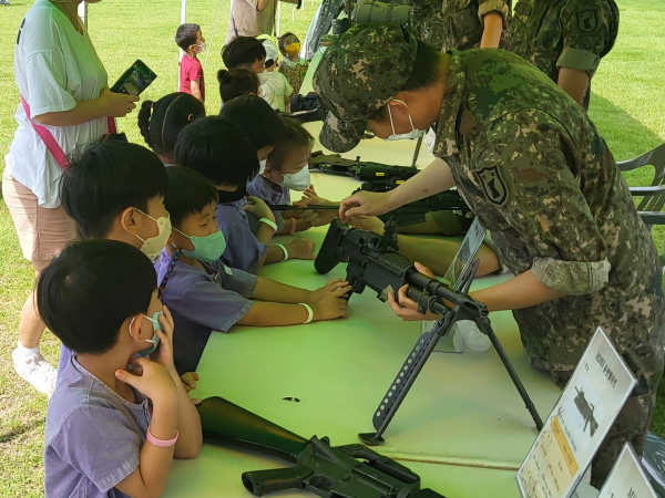 을지연습 기간 안보체험장 운영 모습