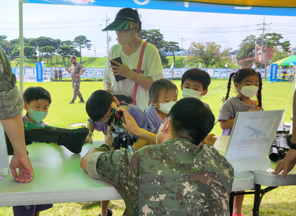 을지연습 기간 안보체험장 운영 모습