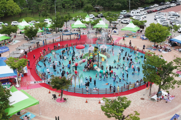 2022년 서산시 야외물놀이장 운영 사진