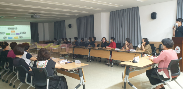 지난 16일 고북면행정복지센터에서 생활개선회원대상 PLS교육