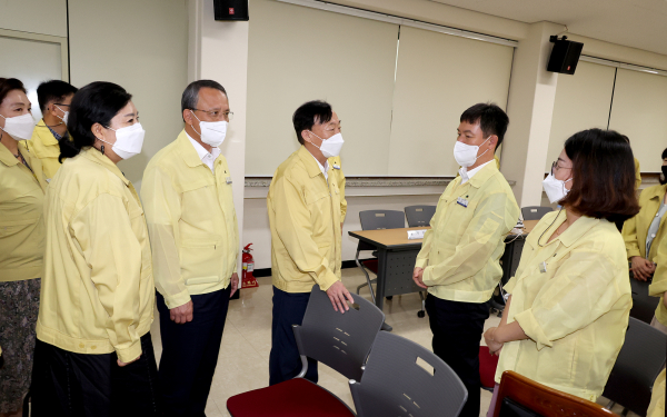 대전동‧서부교육지원청, 전시 학교재배치 훈련 모습