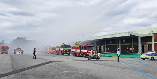 이천비축기지 민관군경 합동 위기대응훈련 현장 모습