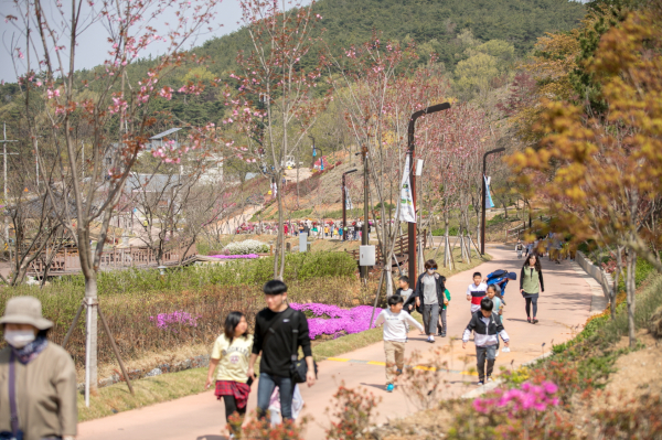 당진 삼선산수목원 전경