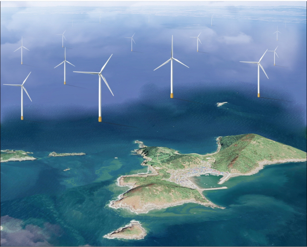 해상풍력 조감도