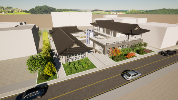 전통음식체험공간 조성 설계 조감도