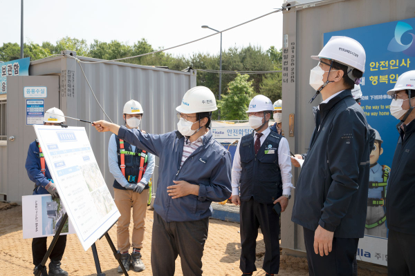 이상래 행복청장, 하절기 현장 근로자 안전사고 예방을 위해 근로환경