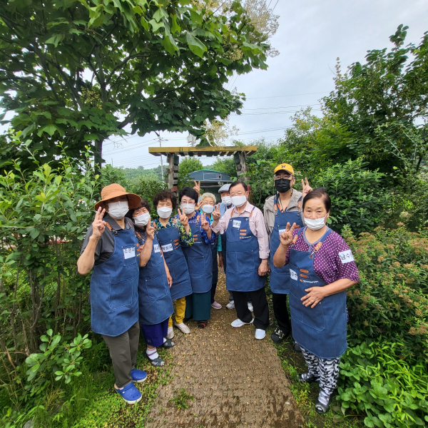 치유농업프로그램 운영 사진