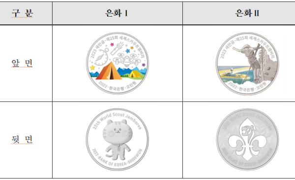 ‘2023 새만금 제25회 세계스카우트잼버리 기념주화’ 이미지