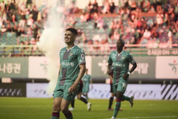 대전하나시티즌, 부천전 윌리안 선수 모습