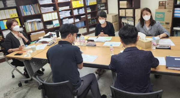 양성평등 조직문화 진단 심층 면접 진행 장면