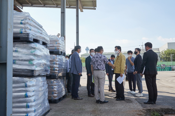 현장 점검에 나선 박경귀 아산시장/아산시 제공