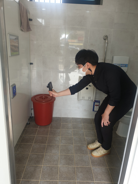 관내 공중화장실 72개소에 대한 일제점검