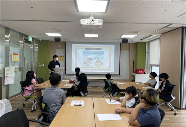 찾아가는 환경교육 청소년 그린 리더 프로그램 운영 모습