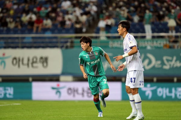 김인균 선수 모습