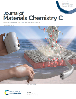 논문 표지(나노섬유 자외선 차단제 모식도)