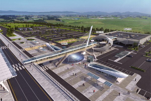 호남고속철도 무안국제공항 정거장 조감도
