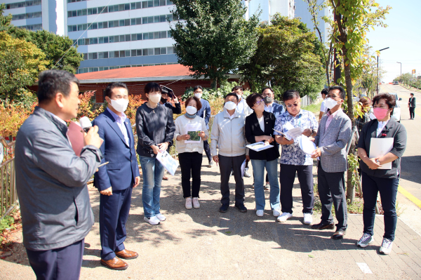 당진시의회, 행정사무감사를 앞두고 현장점검