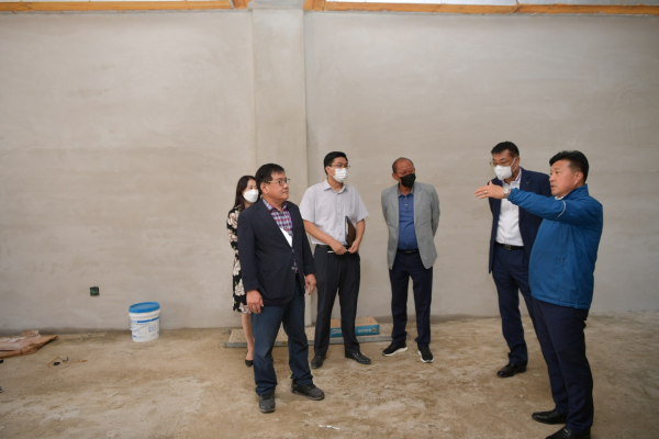 최재구 예산군수, 주요사업 현장 방문 모습