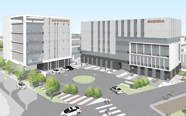 금산군 보건소 신축 이전 조감도