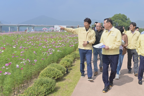 최원철 시장, 축제장 전반에 대한 현장점검 실시