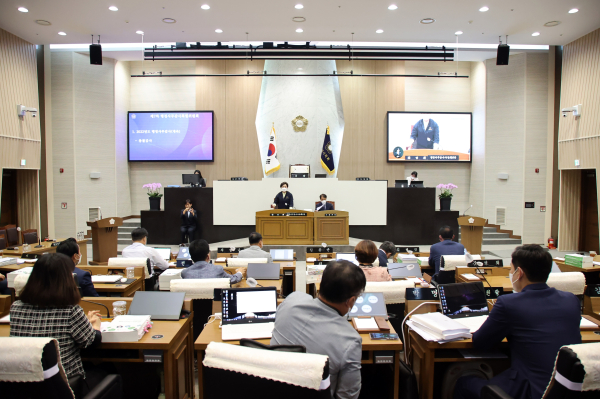 2022년 행정사무감사 진행 모습