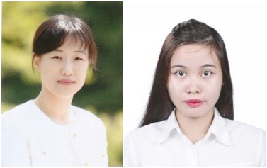 (좌) 양성윤 교수, 응웬 티 투 차우 박사과정생