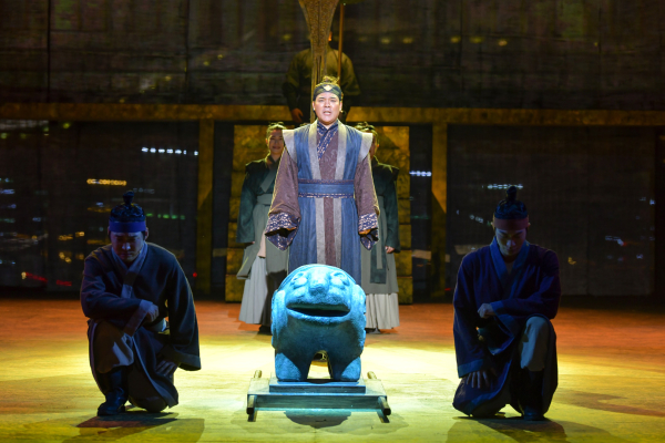 뮤지컬 웅진판타지아 장면 모습