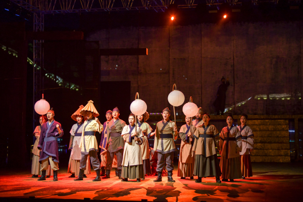 뮤지컬 웅진판타지아 장면 모습