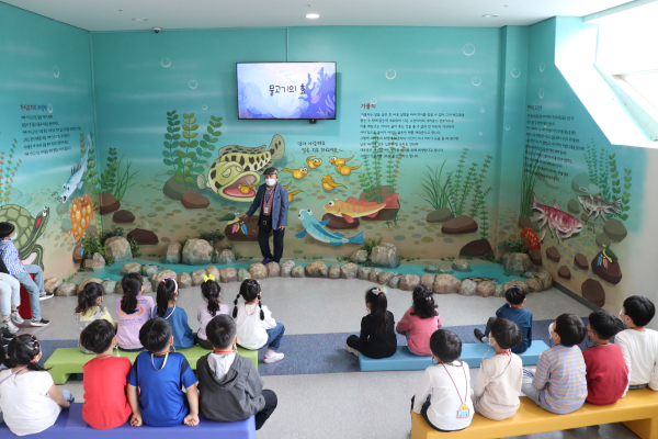 전시 체험 모습