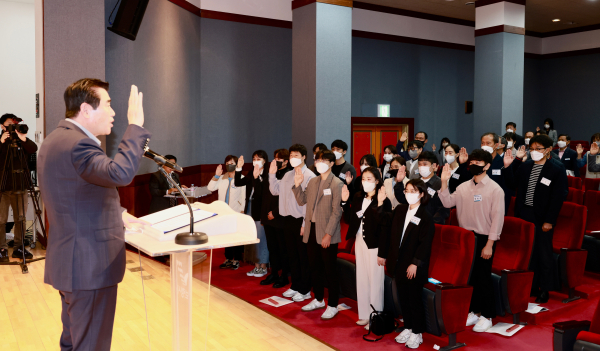 ‘2022년 보령시 청렴문화제’ 개막식 모습