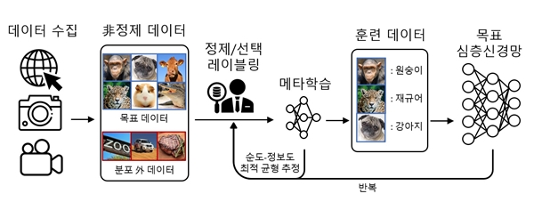 연구팀에서 개발한 메타 질의 네트워크 방법론의 동작 개념도