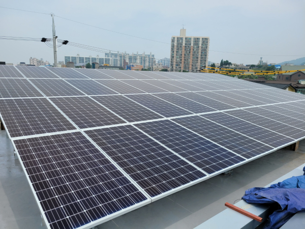 태양광 설치 사진