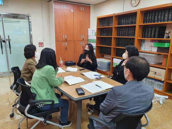 다문화교육 역랑 강화 워크숍 진행 모습