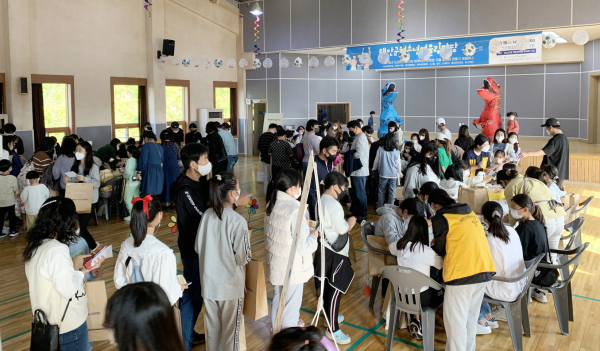 15일 청소년수련관에서 열린 청소년 어울림마당 행사 모습.