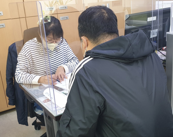 건강검진 결과상담 장면