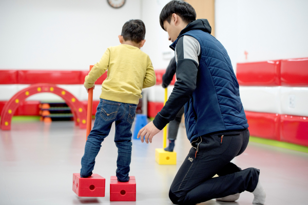 홍성군장애인스포츠센터가 2022년 우수장애인체육시설 선정 사업 진행 모습