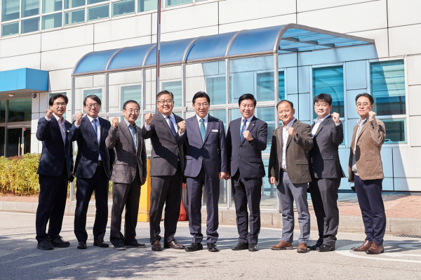 박경귀 아산시장, 글로벌 외투 기업 파이퍼베큠코리아 방문