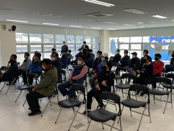 서부면 주민설명회 개최 모습