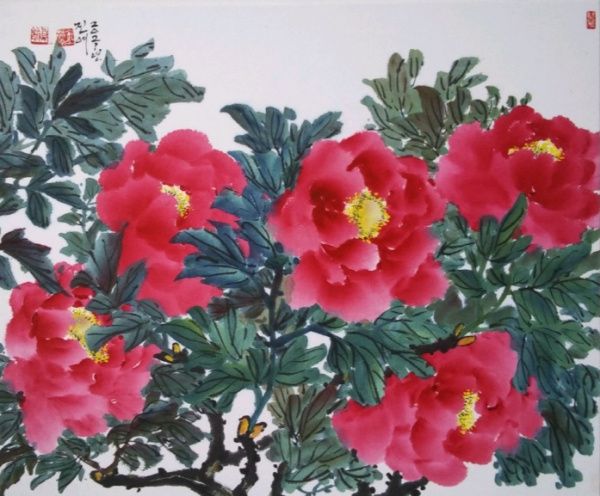 김영애 작가 작품 사진(부귀한 꽃Ⅲ)