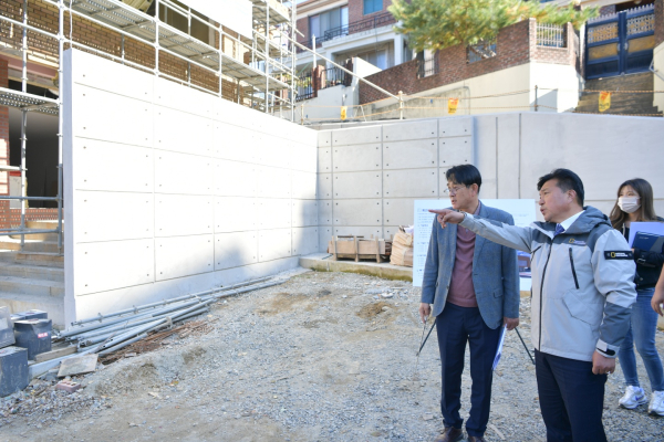 주요사업 현장 방문 모습