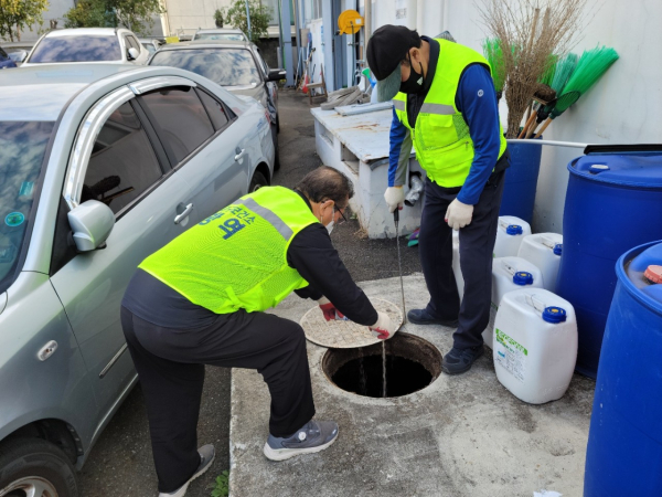 대전 중구보건소 방역활동 모습