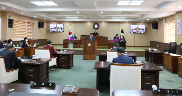 청양군의회, 제285회 임시회 개회