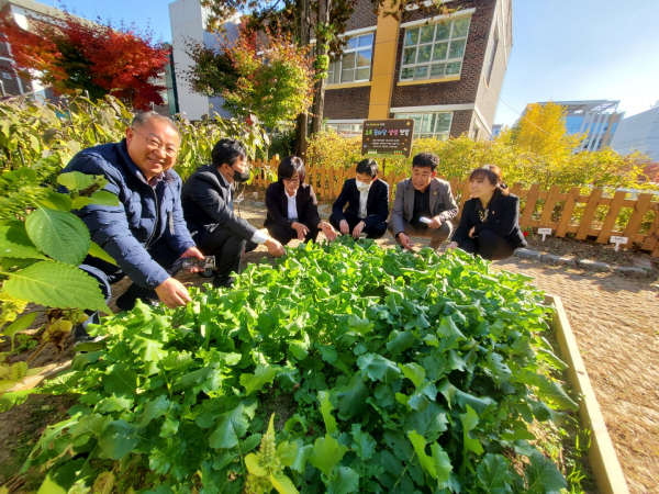 대전광역시교육위원회, 초록꿈마당·지능형과학실 운영학교 (봉암초방문)