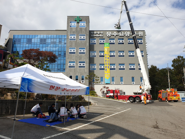 홍성군, 대규모 재난 대응 안전한국훈련 실시